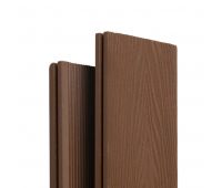 Террасная доска ДПК Extra 3D полнотелая Шоколад Террасная доска ДПК Extra 3D полнотелая Шоколад