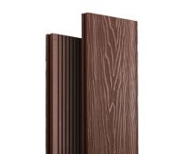 Террасная доска ДПК Топ полнотелая 3D Шоколад Террасная доска ДПК Топ полнотелая 3D Шоколад