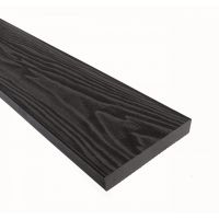 Террасная доска Смарт 3D Полнотелая без паза Черное дерево Террасная доска Смарт 3D Полнотелая без паза Черное дерево