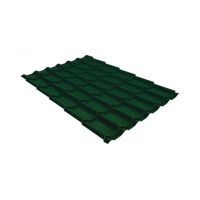 Металлочерепица классик 0,5 Satin RAL 6005 зеленый мох