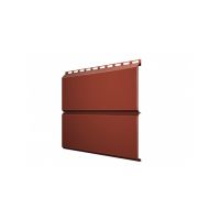 Металлический сайдинг ЭкоБрус 0,5 GreenCoat Pural Matt RR 750 кирпично-красный (RAL 8004 терракота)