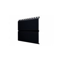 Металлический сайдинг ЭкоБрус 0,5 Velur20 RAL 9005 Черный