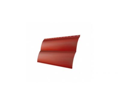 Металлический сайдинг Блок-хаус new 0,5 Velur20 RAL 8004 Терракота от производителя  Grand Line по цене 1 550 р