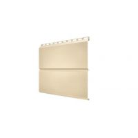 Металлический сайдинг ЭкоБрус Gofr 0,5 Satin RAL 1015 Светлая слоновая кость