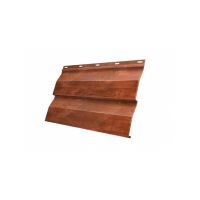 Металлический сайдинг Корабельная Доска 0,45 Print Twincolor Cherry Wood