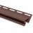 Внутренний угол коричневый для винилового сайдинга