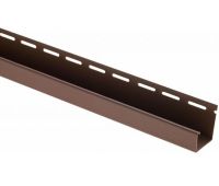 J-профиль Люкс Крашенный, T-15, ВН, Тёмный Орех J-профиль Люкс Крашенный, T-15, ВН, Тёмный Орех