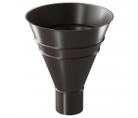 Воронка водосборная круглая ШОКОЛАД (RAL 8019) Воронка водосборная круглая ШОКОЛАД (RAL 8019)